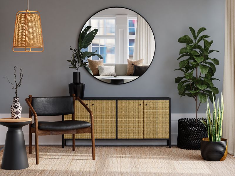 Stylish remodeled room